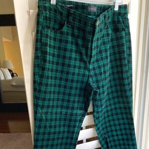 Talbots Petite Velveteen Straight Leg Pants